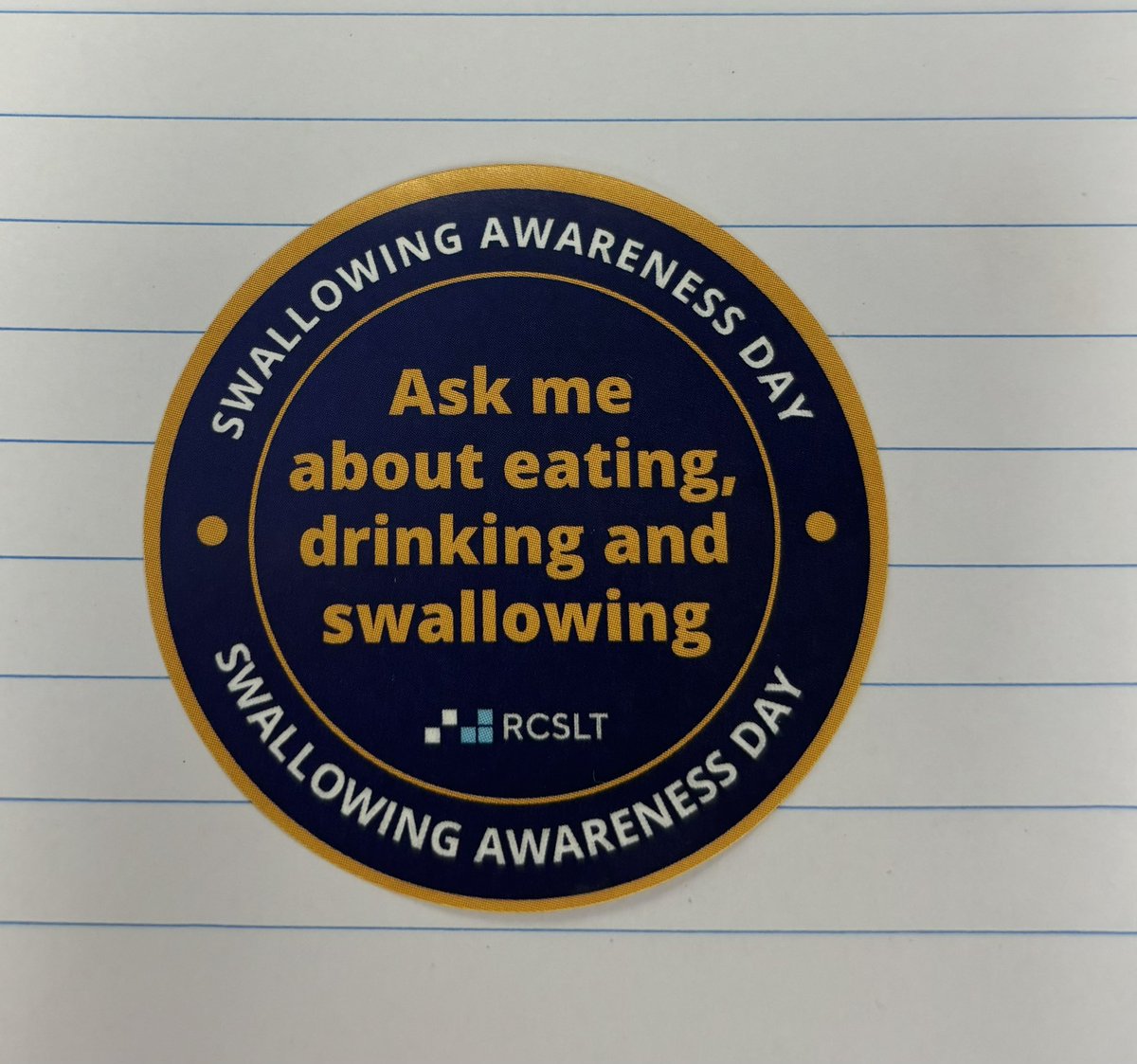 Its swallowing awareness day! Join us to highlight the difficulties people may face with eating, drinking and swallowing #SwallowAware2024