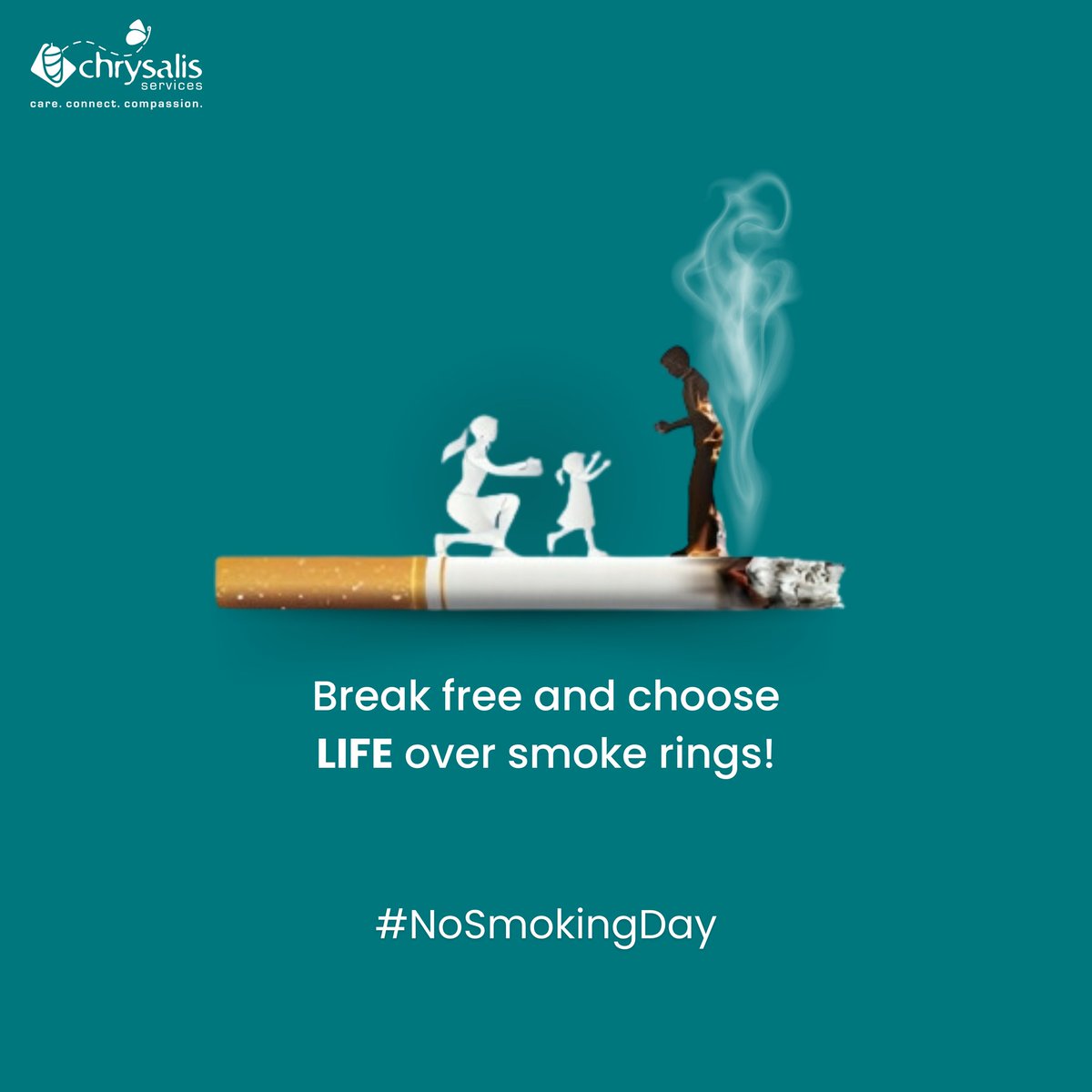 Celebrate #NoSmokingDay by breaking free from the chains of smoke and welcoming a world brimming with laughter and life! Opt for health, opt for happiness. Embrace a smoke-free future, radiating with brightness and contagious joy.

#NoSmokingDay #ChooseHealth #SmokeFreeSmiles