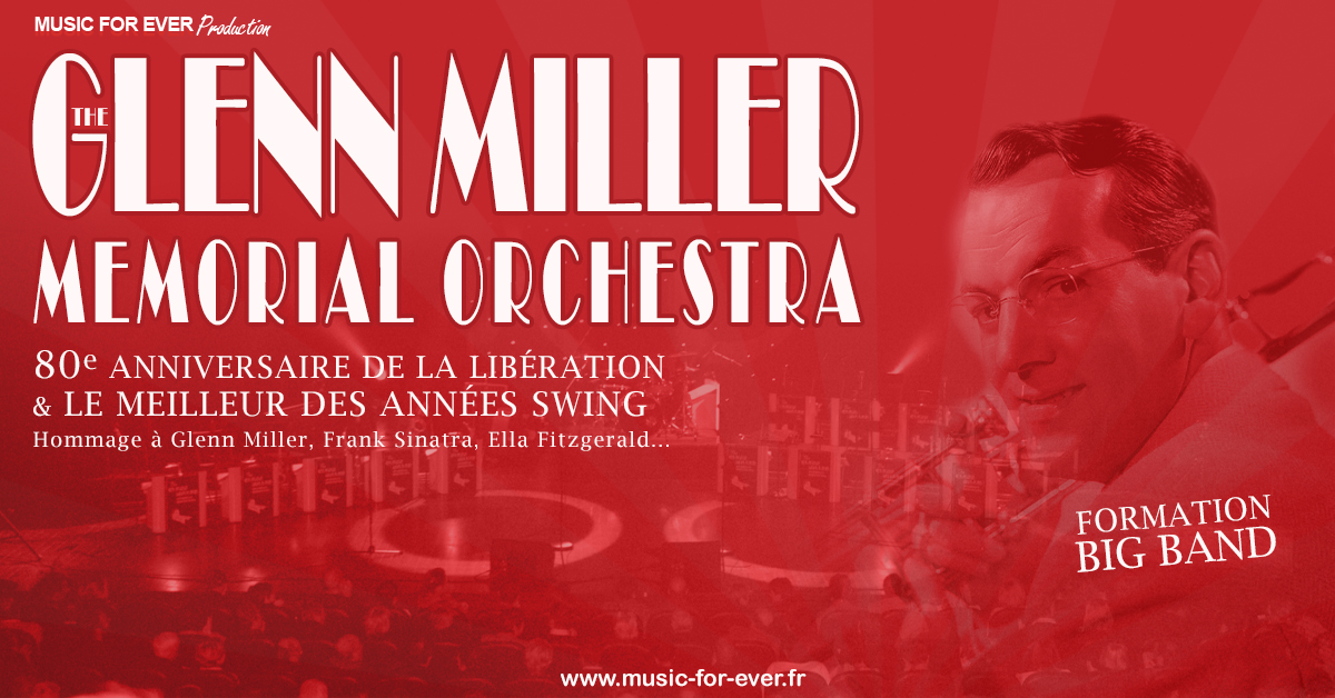 THE GLENN MILLER MEMORIAL ORCHESTRA
• 18 artistes sur scène / Nouveau Spectacle
📆 Dimanche 17 Mars 2024 - 17h00
📍 Parc des Expositions - Halle Aux Vins - COLMAR
👉colmar-expo.fr/fr/agenda/conc… 

#colmar #colmarexpo #spectacle #glennmiller