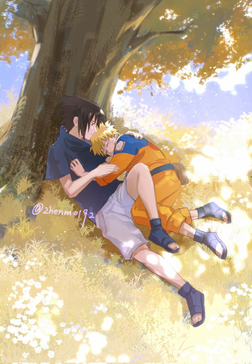 zhenmo192's tweet image. 午後
#sasunaru 
#サスナル