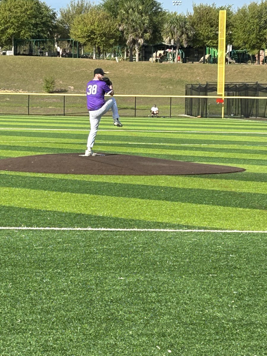 Day 2 at baseball.  Let’s Go!!  #purplepower