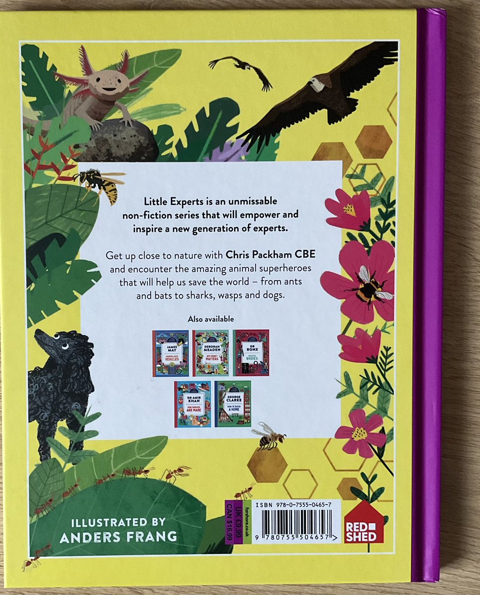 Lindahill50Hill's tweet photo. Thank you so much @Katrina_Power @FMcMAssociates for this latest #LittleExperts #SuperheroAnimals by @ChrisGPackham out from @FarshoreBooks Red Shed. I love this series! https://t.co/x8sG3W1xAj