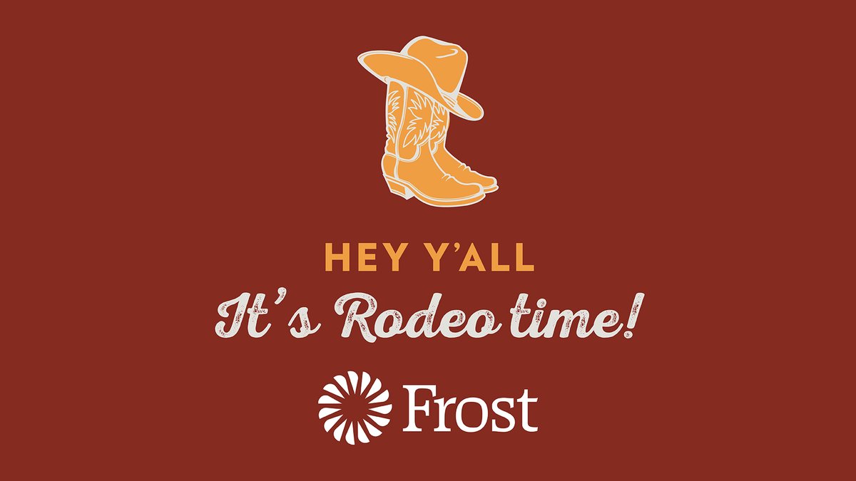 Going to @RODEOHOUSTON tonight? We invite you to stop by for live music and a glass of wine, compliments of Frost, in the Champion Wine Garden. Wednesday, March 13, 4-9 p.m. in the Tuscan Tent. See y’all there! 🤠 #HoustonRodeo #Houston
