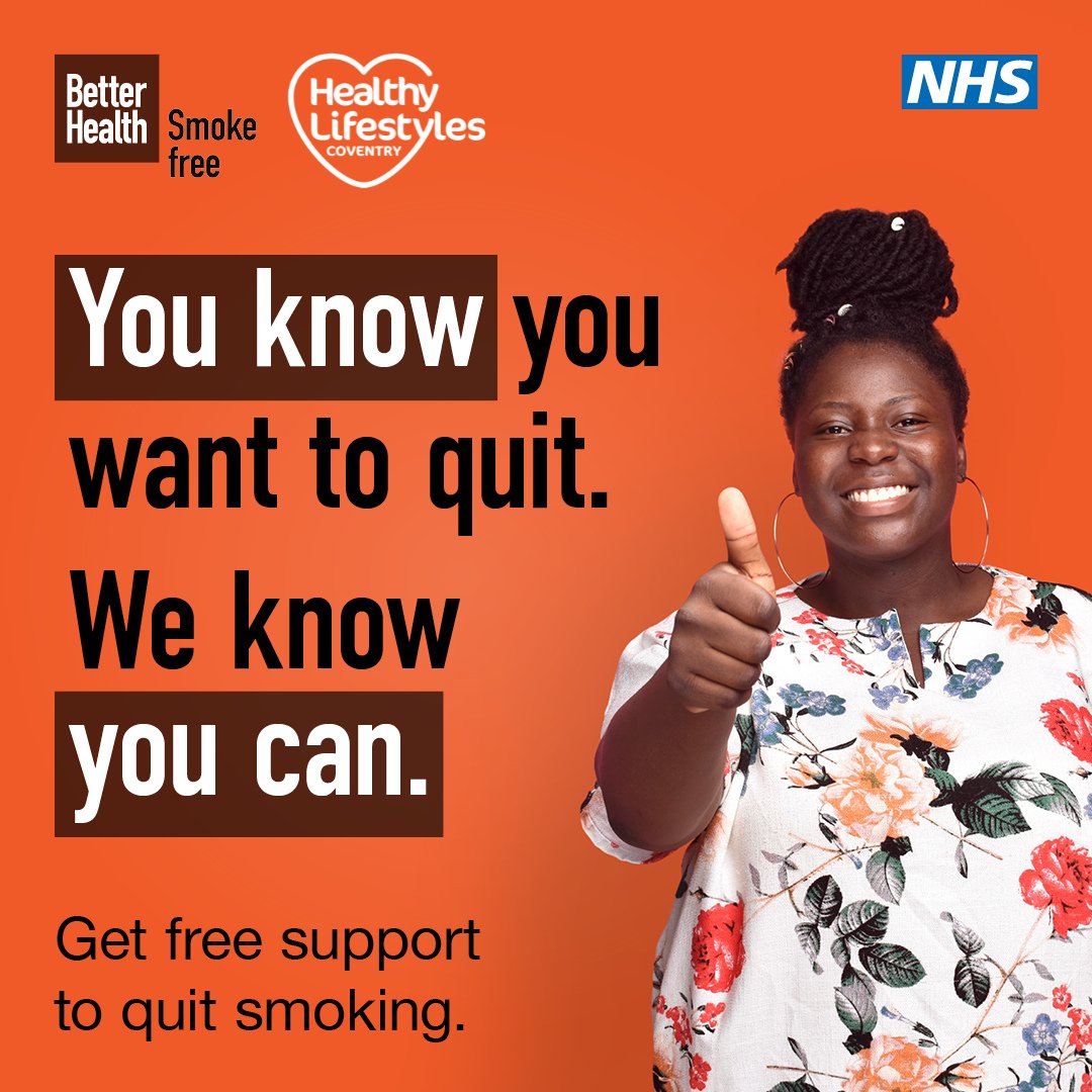 You know you want to quit smoking, we know you can this National No Smoking Day 🚬

When you stop smoking, good things start to happen like having more energy. 

Make 2024 the year you quit smoking for good 📣

➡️ hlscoventry.org/our-services/s…