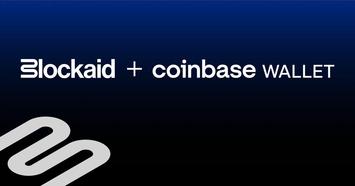 Today we’re excited to share that @coinbasewallet integrated Blockaid to provide additional layers of security for users.