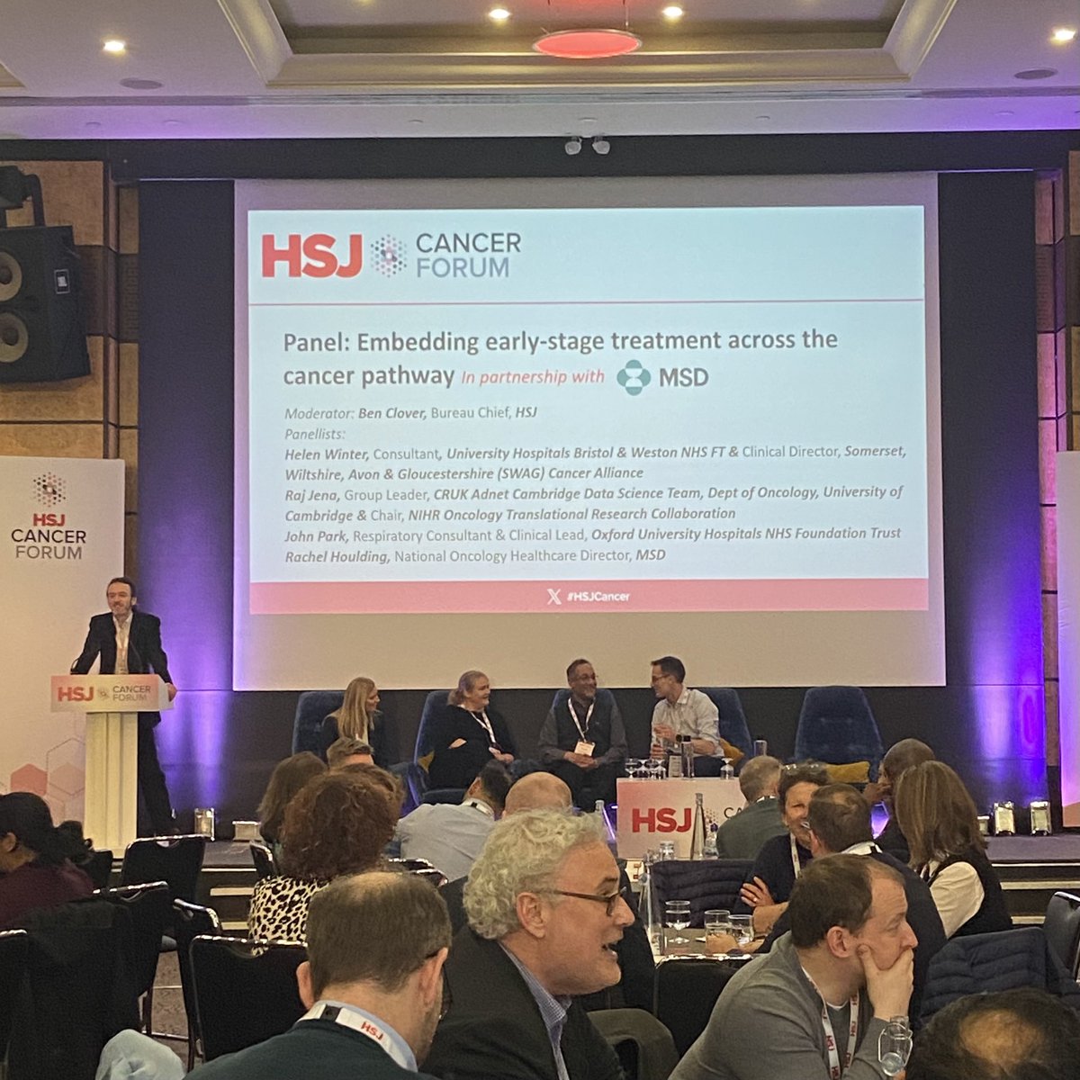 Great to see @SWAGCaAlliance’s Helen Winter sharing insights into embedding early-stage treatment across cancer pathways @HSJevents #HSJCancer Forum: ‘Trust our staff, value them, give them opportunities to radically transform services’