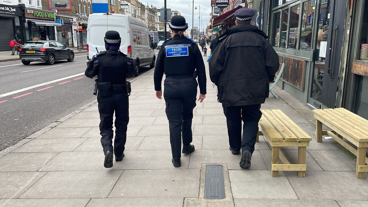 Dalston Ward Officers on foot today