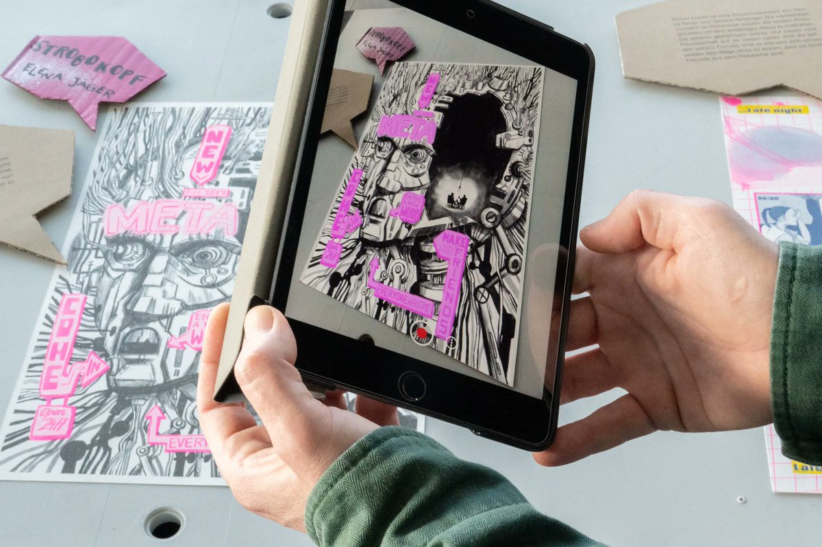 In cooperation with the Master School of Communication Design Linz, #comics come to life again in the foyer of the Ars Electronica Center this Friday using #augmentedreality. In 2024, the festival will be all about spatial and sound experiences. ars.electronica.art/center/en/even…