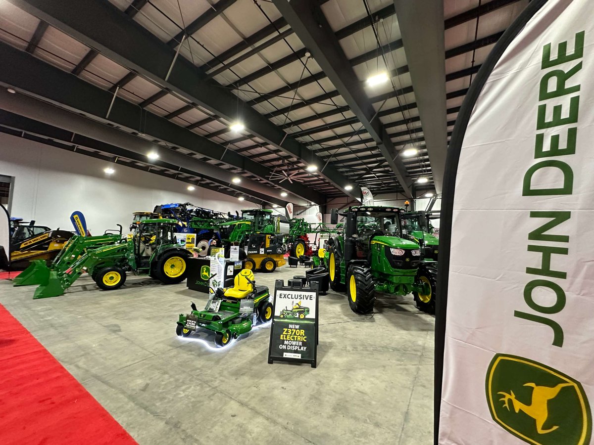 PremierEquip1's tweet photo. The Ottawa Valley Farm Show is on! Come visit the John Deere booth today and tomorrow!
#OVFS24 #JohnDeere #FarmShow #agriculture
@OttawaFarmShow https://t.co/iXDnGrZ3oB
