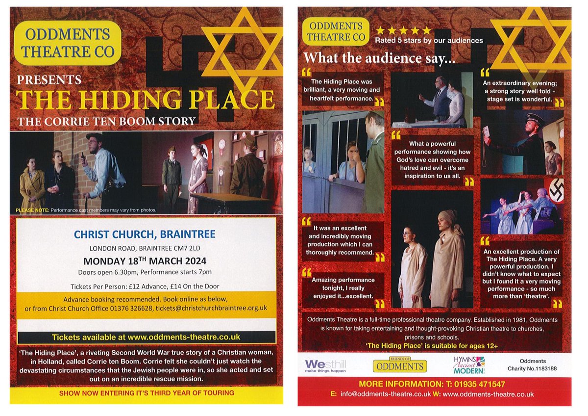 TrinityChelmsf1's tweet photo. Not to be missed. Book your tickets at https://t.co/X3puZdV4Qc https://t.co/s0ltPYuEmw