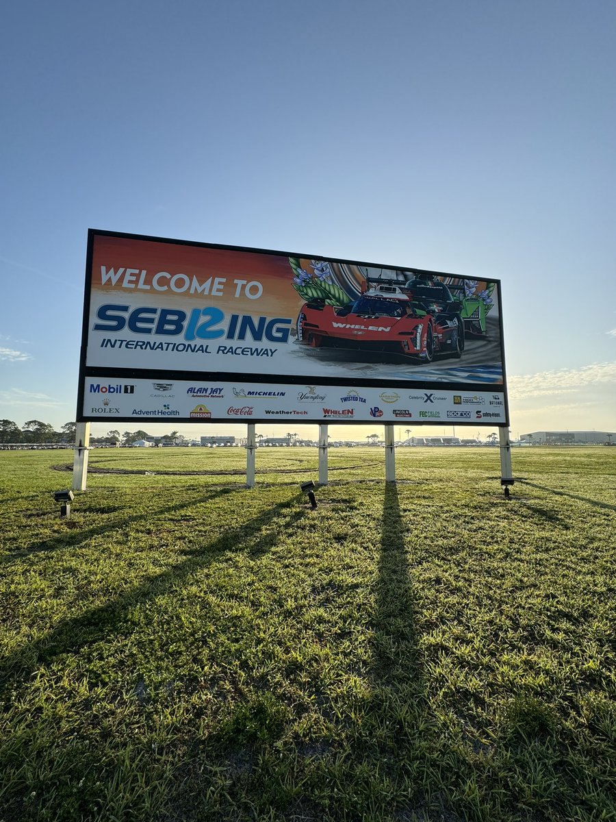 We're here! 👋 #IMSA | @sebringraceway