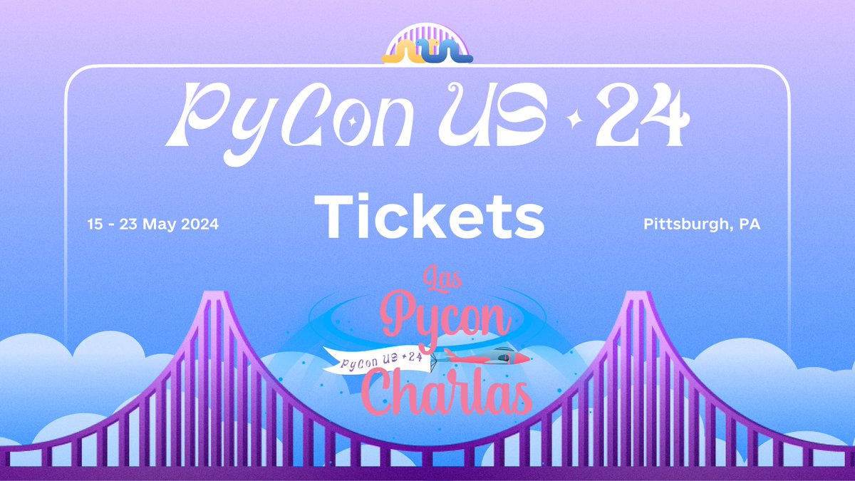 📢¡Atención entusiastas de #Python!🐍✨
¡Los tickets para #PyConUS 2024 están disponibles!

🎉 No te pierdas la oportunidad de asistir a las legendarias #PyConCharlas.

¡Únete a la emocionante comunidad de Python y asegura tu lugar!

➡️Obtén tu ticket: bit.ly/3S6cmYG