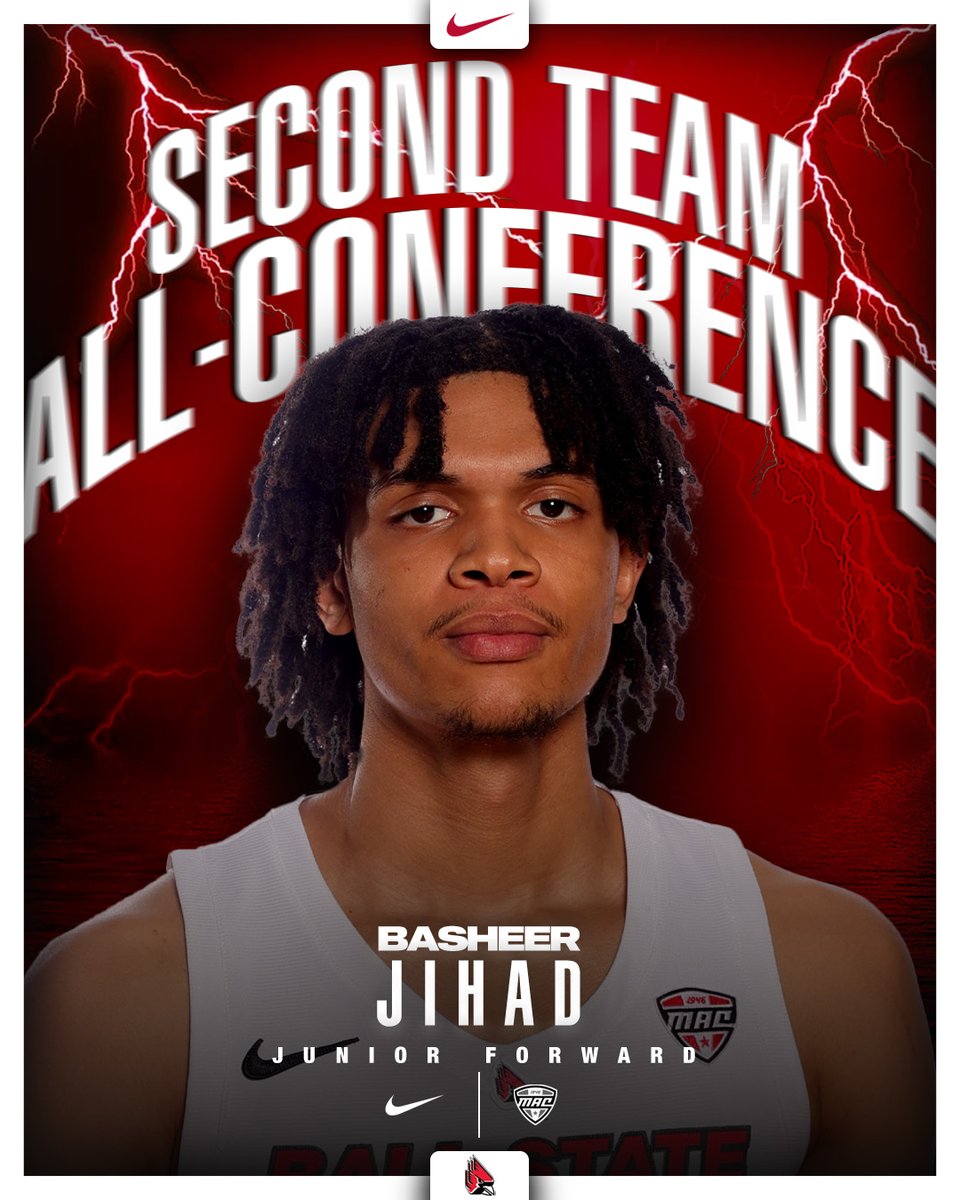 🏀 2nd Team All-MAC 🏀 Congrats, Basheer! Full Story ➡️ tinyurl.com/39yvwruc #ChirpChirp x #WeFly