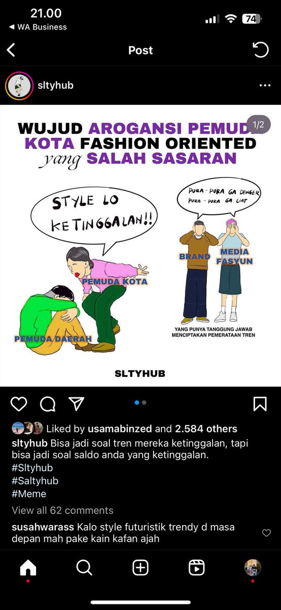adiiprnmo's tweet image. Anak Daerah Ketinggalan Taste Fashion? 

Aku punya cerita menarik dan tidak mengenakan sbg perwakilan masyarakat kabupaten atau yg katanya "daerah" penyintas UMR rendah, 

dulu awal2 kuliah pindah dari kabupaten ke Bandung sempet diteriaki “norak” oleh salah satu temen kuliah, yg…