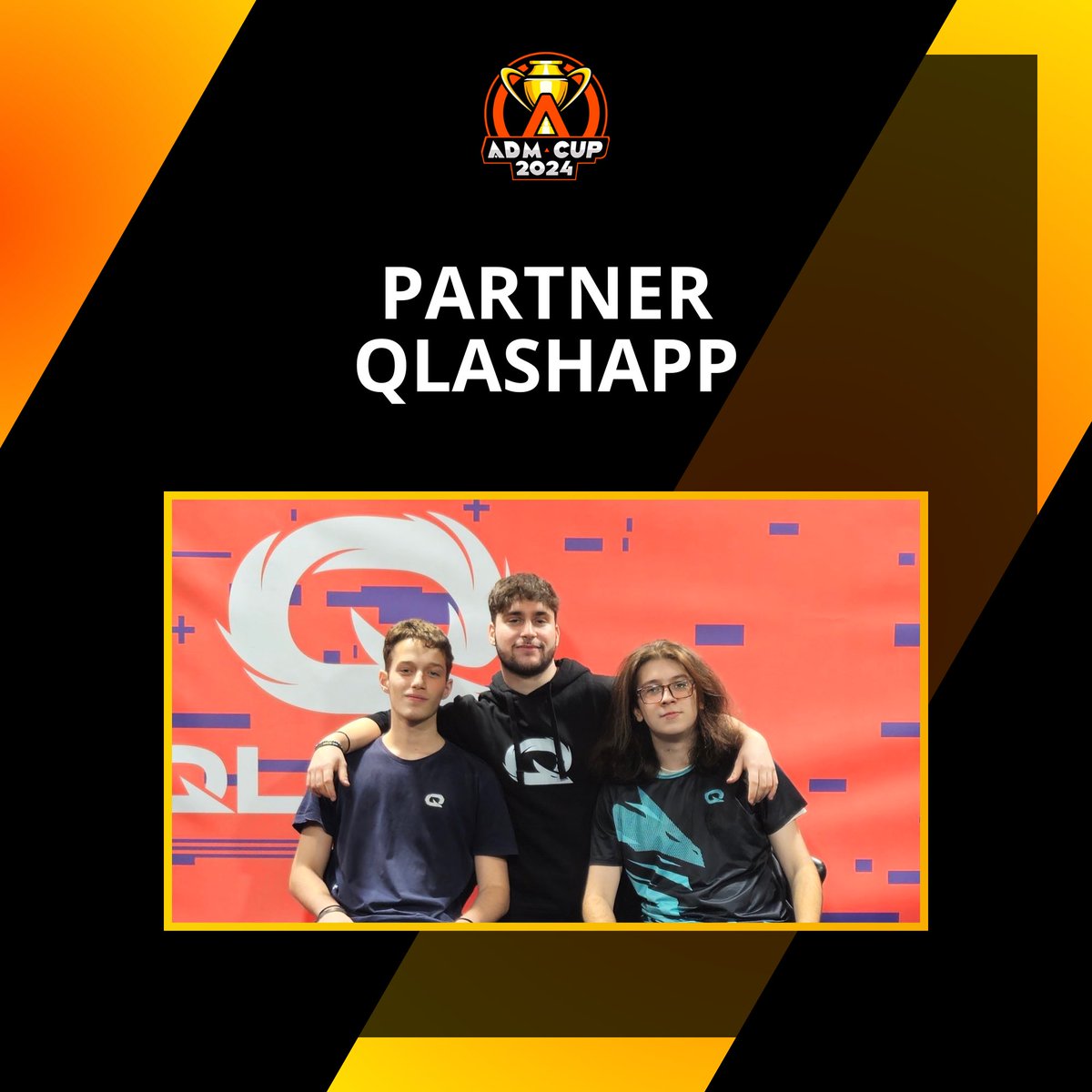 🟠 𝐏𝐀𝐑𝐓𝐍𝐄𝐑 𝐐𝐋𝐀𝐒𝐇𝐀𝐏𝐏 ⚫️

Siamo entusiasti di annunciare la nostra partnership con <a href="/QLASH_App/">QLASH App</a> 🤝🔵, l'app migliore per tornei a bracket di Clash Royale. 🏆📱

Inoltre, avremo il supporto dei nostri tre carissimi amici Luca, Ocroppe e Andrei! ❤️🤗

<a href="/lucaaa_a/">Lucaaa.a</a> e