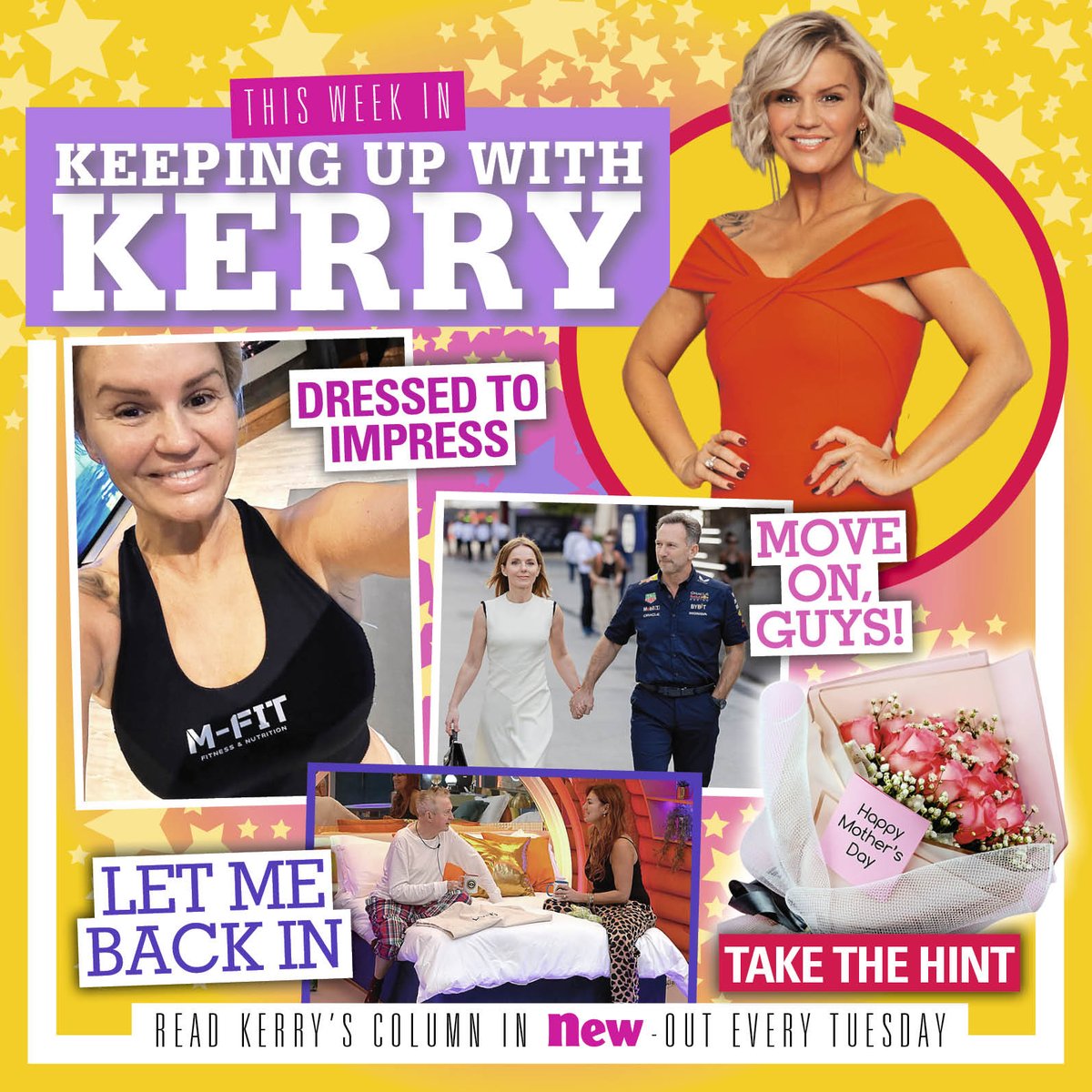 KEEPING UP WITH KERRY✨ In her weekly column Kerry has expressed sympathy for former Spice Girl Geri Horner, whose husband was accused of 'inappropriate behaviour' at work. As well as this, Kerry opens up about her recent weight loss and Mother's Day with her family.❤️ OUT NOW💫