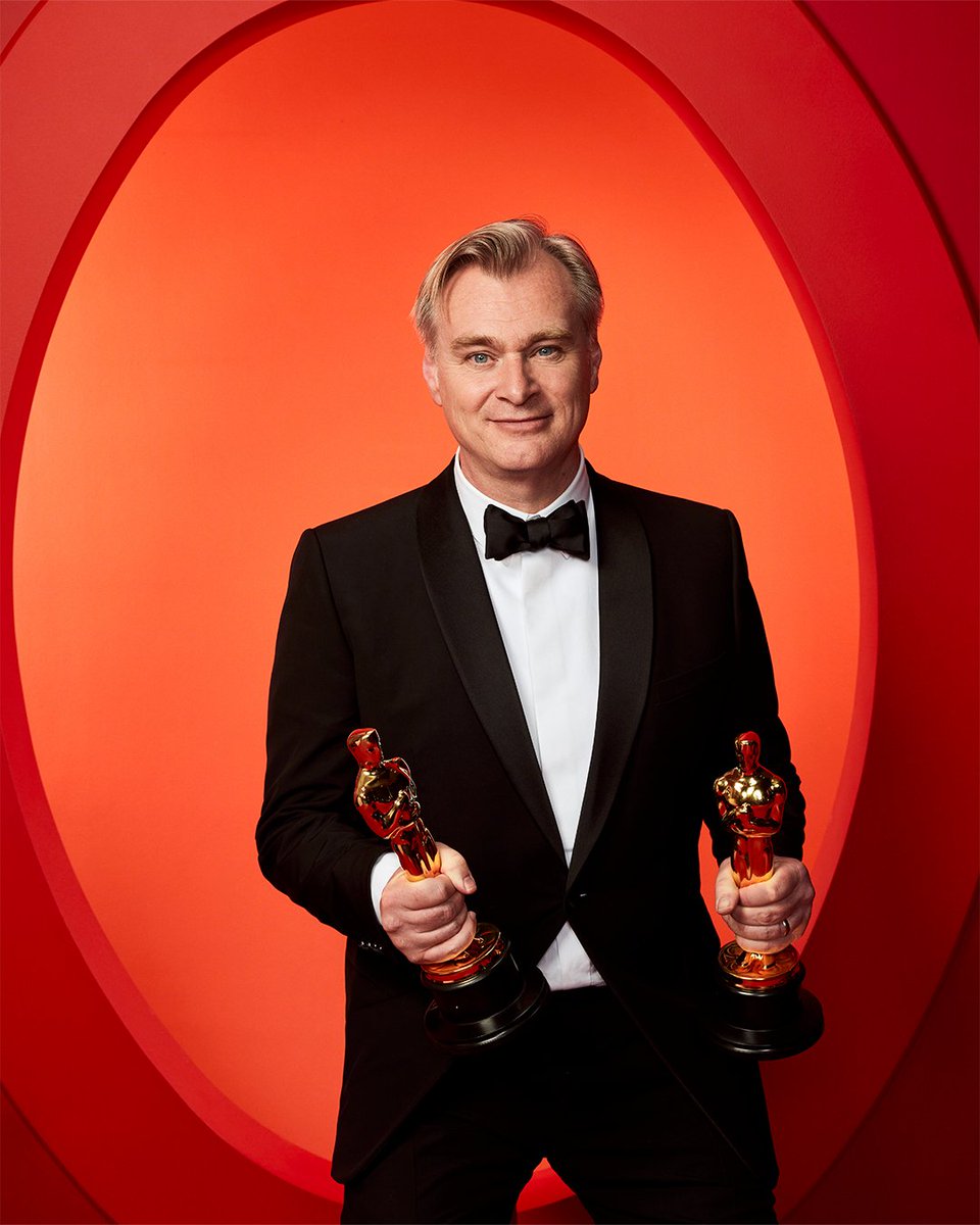 Academy Award-winner Christopher Nolan has a nice ring to it. #Oscars Photo Credit: Matt Sayles