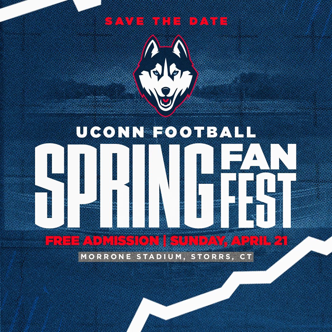 Calling all Husky fans! Join us this April for our UConn Football Spring Fan Fest 🏈 #CTFootball