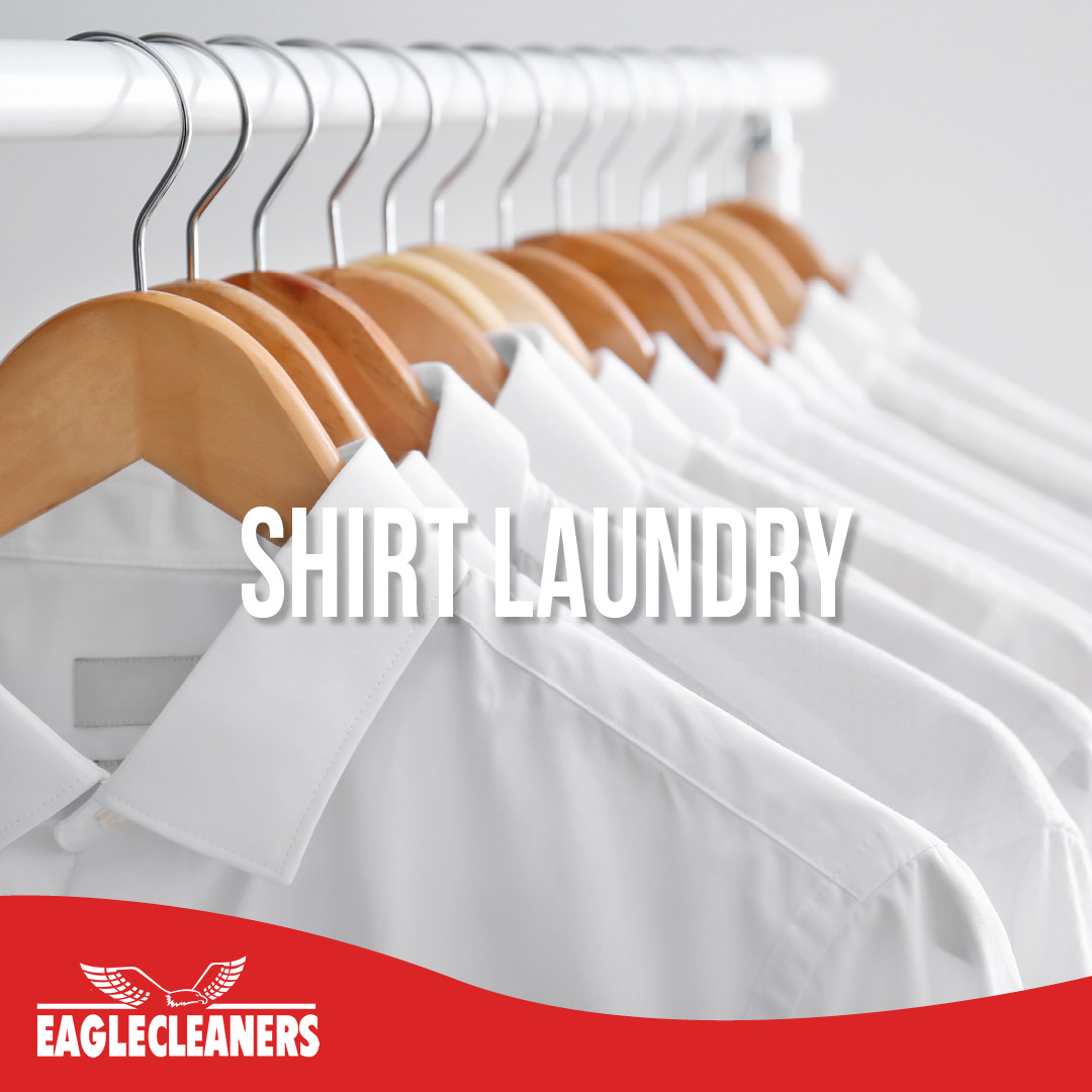 Say goodbye to wrinkled shirts and hello to crisp perfection! Our shirt laundry service will have you looking sharp and professional in no time. #CrispAndClean #WrinkleFree #FreshLaundry #eaglecleaners #drycleaners #drycleaning #services #fashion #Brighton #EastRochester #Fair...