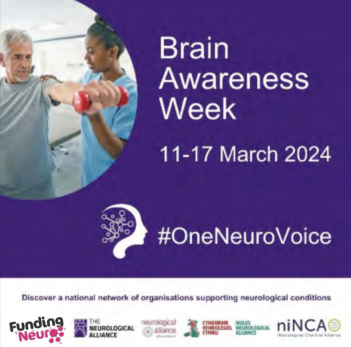 It’s Brain Awareness Week. Please help spread awareness of all neurological conditions and help talk about it 🧠 ❤️ #OneNeuroVoice #BrainAwarenessWeek #FundingNeuro