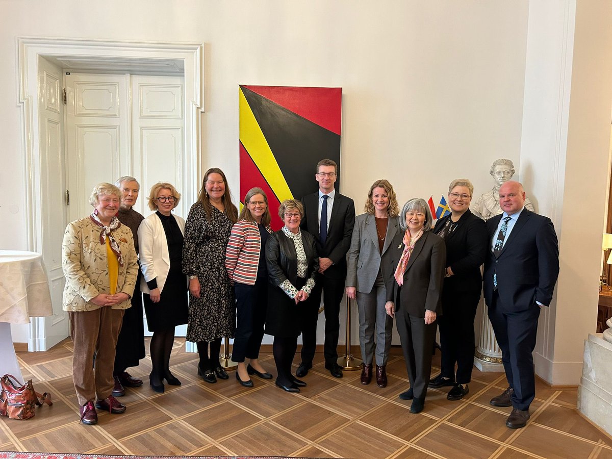 It is not every day that we can gather all the Nordic and Baltic Ambassadors in Vienna in one photo but today was the day! Only two missing. @AnnaVrang @SwedenUN_Vienna @SwedeninATOSCE @SwedeninAT