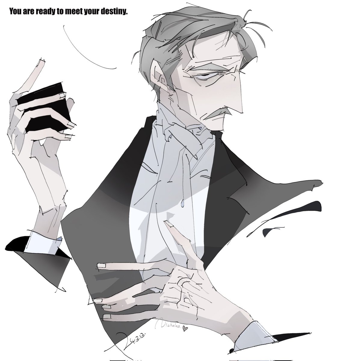 Nicholas◼️

#rustylake #RustyLakeParadise #rustylakefanart  #锈湖 #锈湖天堂岛 #rustylakeart 
#rustylakeNicholas