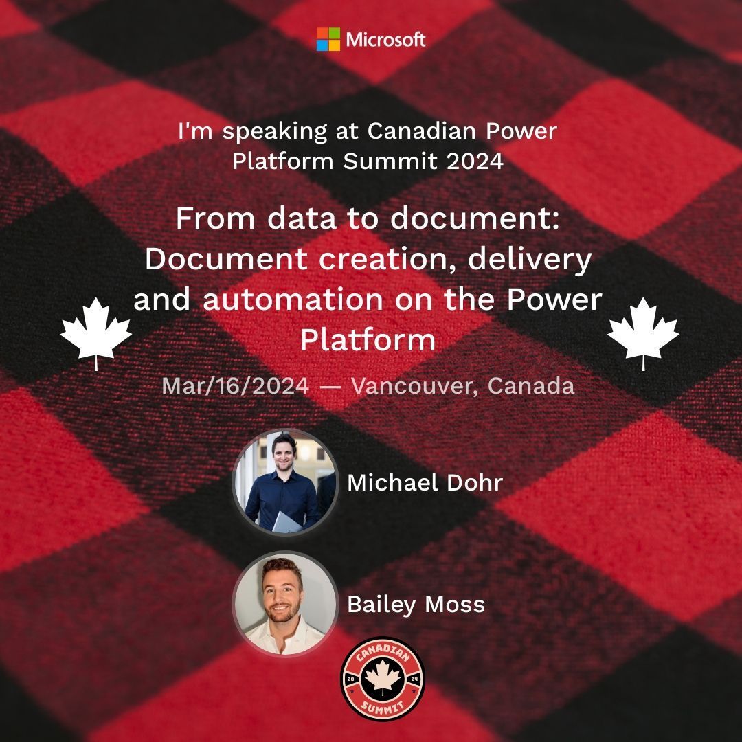 mscrmaddons's tweet image. Vancouver 🍁 is not only home of the majestic Stanley Park, one of North America's largest urban parks, but also of the upcoming Canadian Summit, March 16th. Join our session "From data to document: Document creation, delivery, and automation on the #PowerPlatform ."