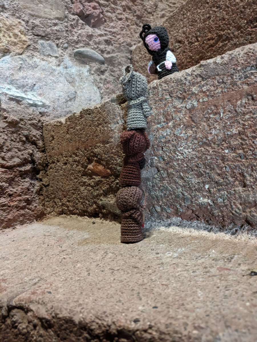 Aren't these mini-monks cute? Look at what they are getting up to, ha! For sale at our Medieval Day, 16th March. Thx to our volunteers for making them, and to our intern for the photo stories! @visitexeter @exeterlibrary @boudiccaw @exeter_hour buff.ly/3w9RyH8 #medieval