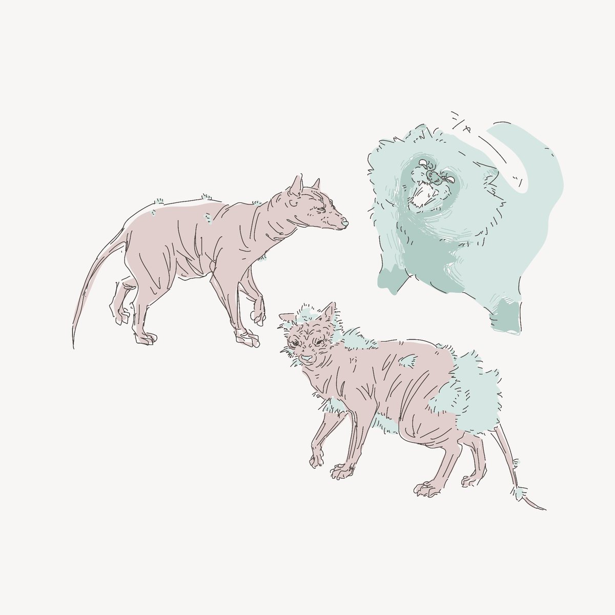 親子の散歩 水墨画27✖️25 親子の散歩 水墨画27✖️25 親子の散歩 水墨画27✖️25 絵画