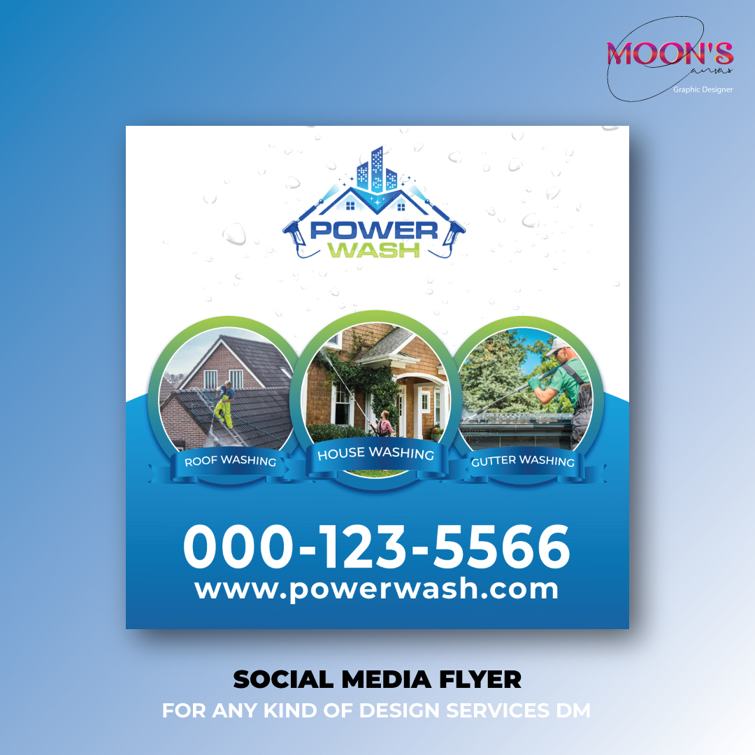 If you need any kind of social media design/flyer design DM us today... we are here to help you 24/7...   #GraphicDesign #instagramPost #socialmedia #pressurewashing #RealEstate #Flyer #brochure #postcard #banners