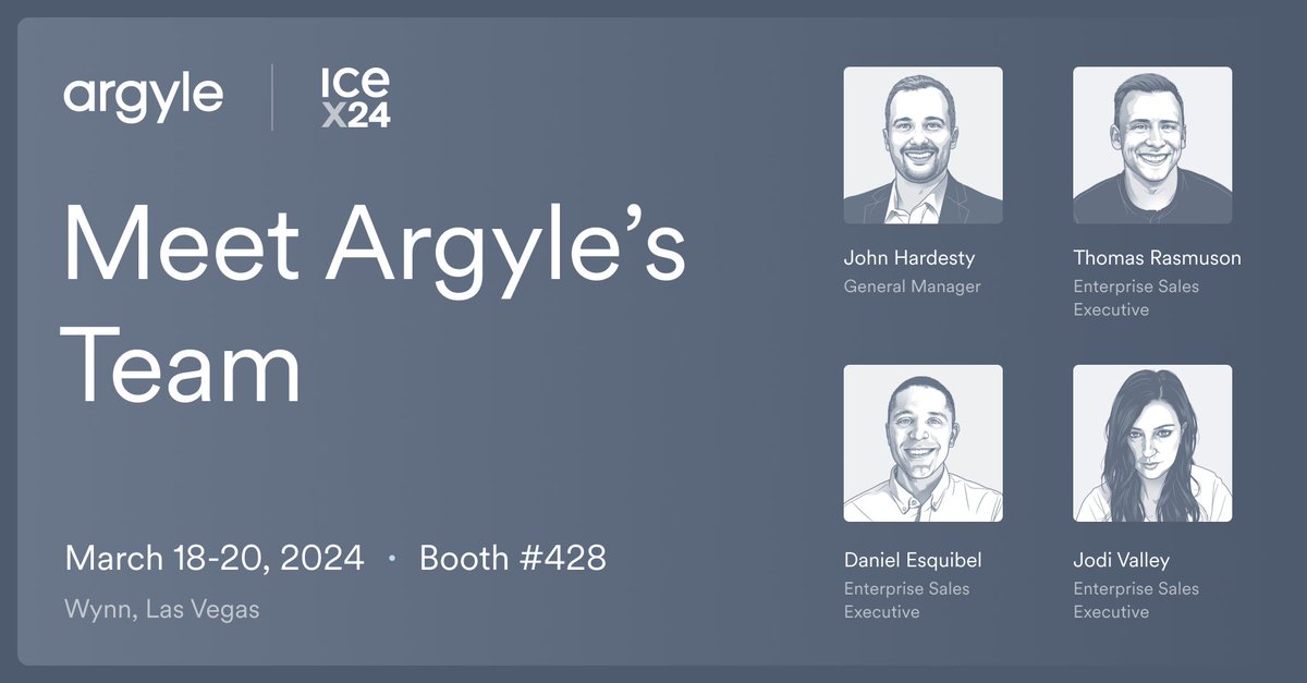 Going to be in Vegas next week for ICE experience? Our team is looking forward to connecting with you! Come stop by booth #428 to learn more about how Argyle is packaged the way you need it, in a format you’re familiar with. #X24