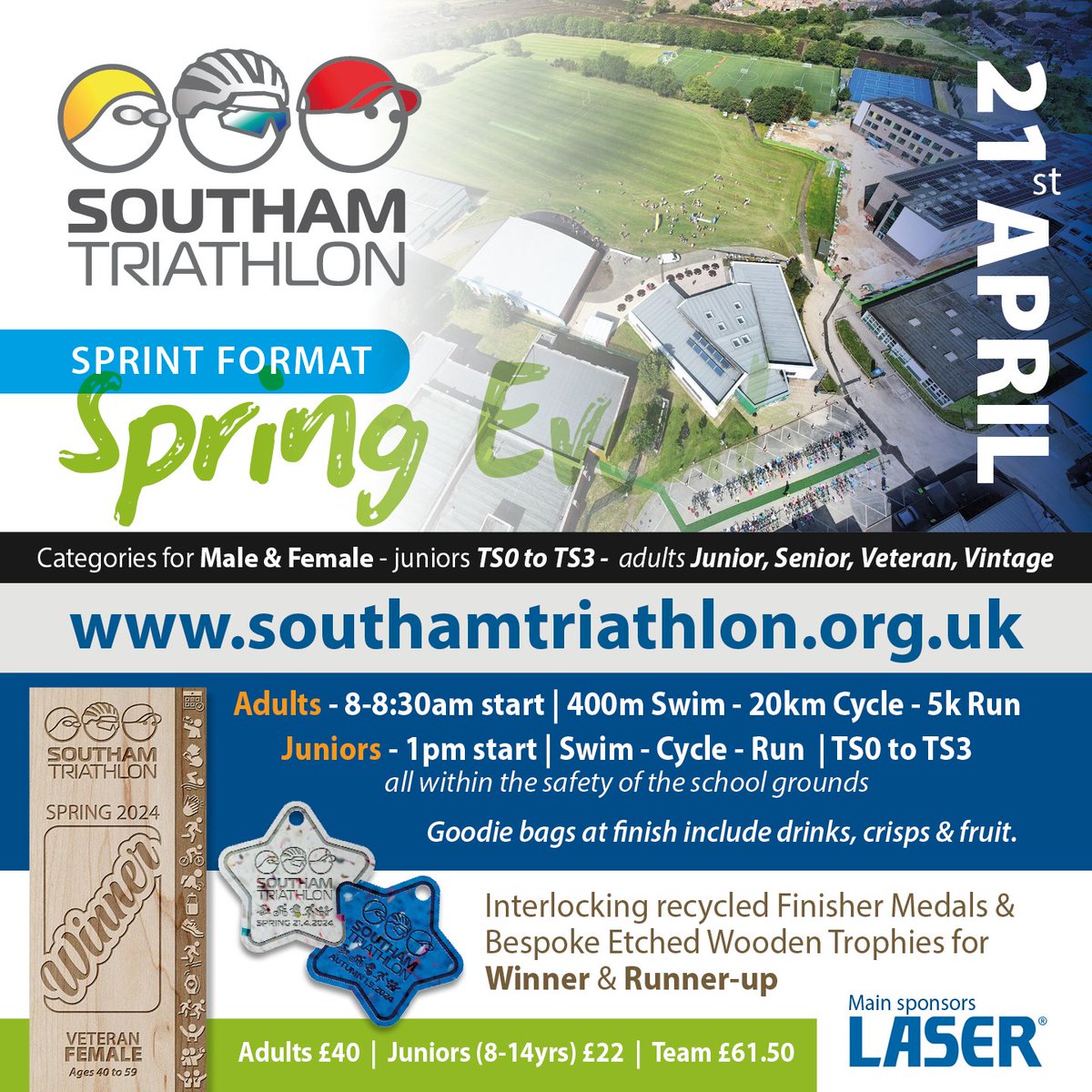 SouthamTri's tweet photo. Just to remind everyone that the event is on ....  also we have some tech tees for sale at just £12 a shirt and you don't have to be entered to buy one ... https://t.co/HJ0QfxrojZ