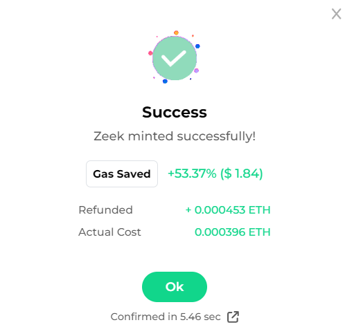 SecretoDefi's tweet photo. Si eres holder de alguna colección top en zkSync, esto te interesa 😉
Entonces puedes mintear el Proof of Zeek” badge dentro del marketplace de Tevaera ‼️
¿Que colecciones cuentan para la elegibilidad? 🤔
🔸Hue NFT
🔸 zk Skulls
🔸 Moody Mights
🔸 zk Veggies
🔸 zk Pengz
🔸 Libertas Omnibus
🔸 Robot Farm
🔸 Doodies
🔸 zk Eagles
🔸 Tevaera Guardians
Simplemente debes entrar a la dApp
🔗 https://t.co/ctFvYGBFmF
Reclamar este NFT tiene un coste aproximado de 2$ (recuerda que siempre se hace un refund entre un 50/80% del gas)
De momento ya hay casi 17000 holders y un FP de 0.002 ETH
Ten en cuenta que esta insignia puede salir con 8 rarezas diferentes y puedes jugar con el dentro de Tevaera (podría ser un buen requisito para futuros rewards)
¡Eso es todo! 💪