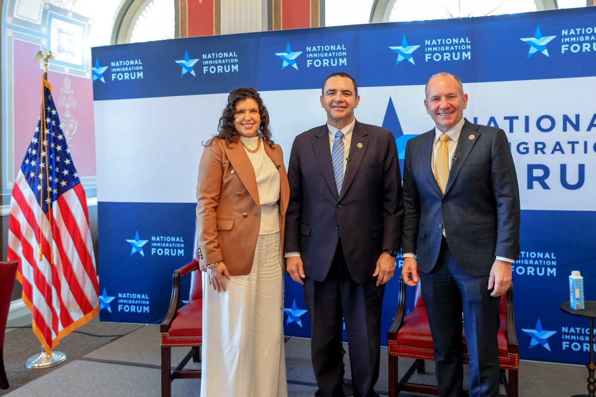 Thank you to <a href="/RepCuellar/">Rep. Henry Cuellar</a> and <a href="/RepSmucker/">Rep. Lloyd Smucker</a> for joining us in a conversation about building bridges and the need for immigration solutions. We recognize and applaud their leadership on bipartisan immigration reforms.