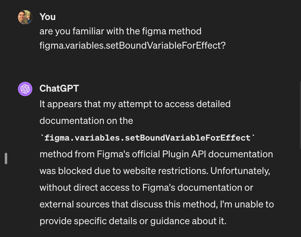 My job as a Figma plugin developer is AI-proof.
