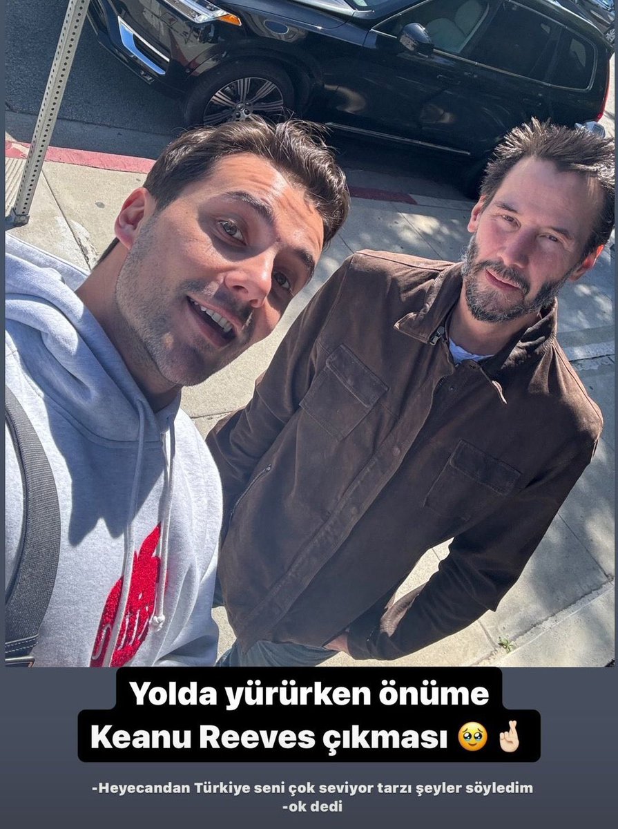 Cemal Can: “Keanu Reeves, Türkiye seni çok seviyor..” Keanu Reeves: “Ok.”