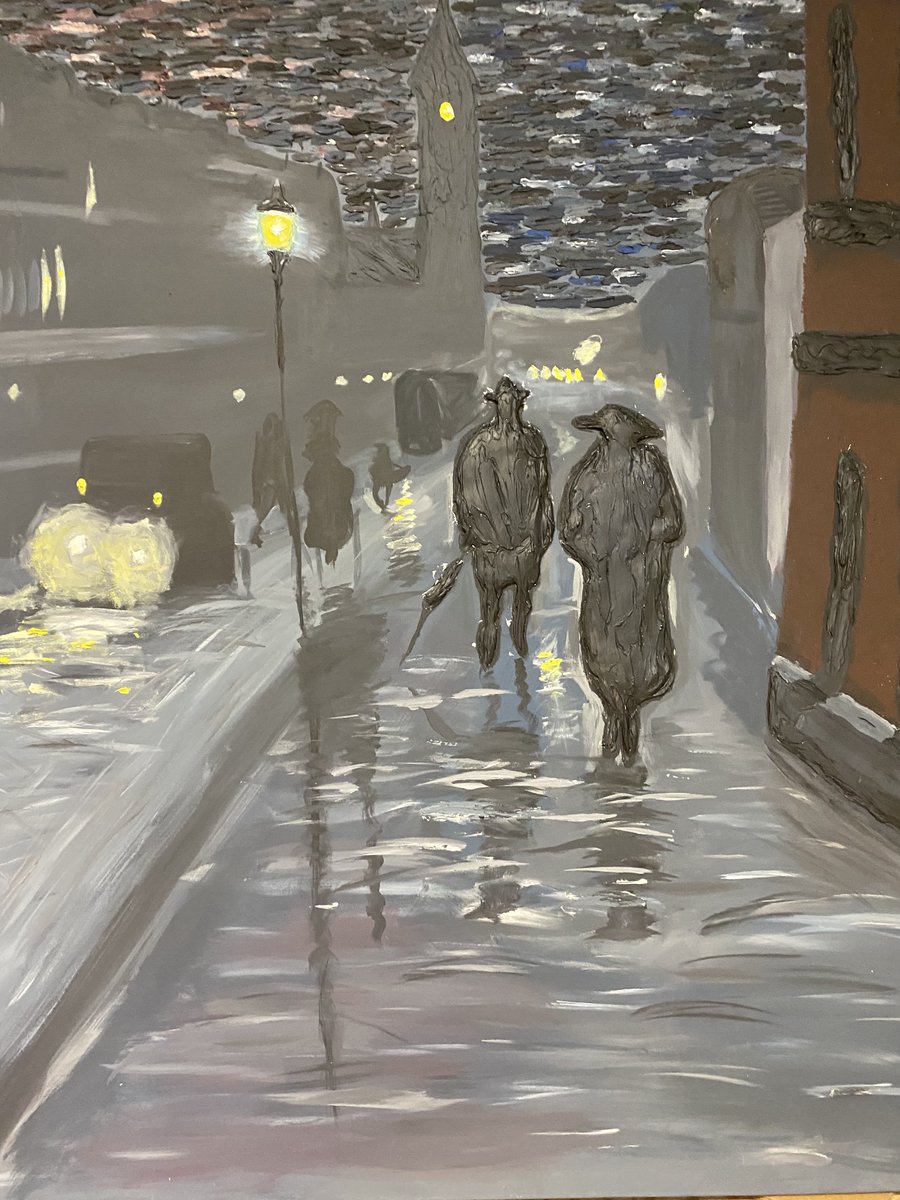 Modern art class creating their own textured impressionism paintings using modeling paste and paint.  Love these <a href="/EFEAteaches/">EFEA</a> <a href="/EFWarriors/">Elizabeth Forward HS</a> #impressionism