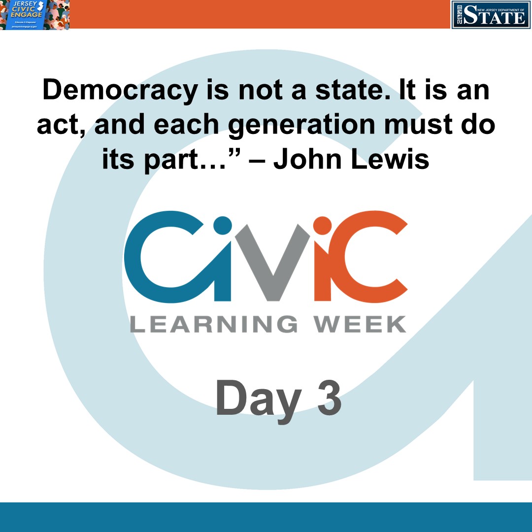 Civics does not stop at voting! Civics extends far beyond the voting booth to engagement in one’s community. Check out bit.ly/CivicsProjects, an online tool that students and teachers can use to facilitate Student-led Civics Projects. #CivicLearningWeek #NJCivicEngage