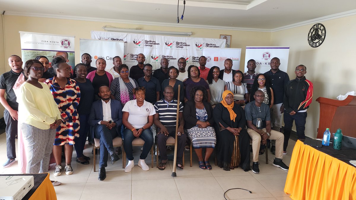 ELOG engaged in a working retreat to draft a Joint Implementation Framework for enhancing women's engagement in electoral processes in Kenya. The goal was to exchange updates on electoral reforms and create Monitoring and Evaluation mechanisms. #EyesOnElections #WomenInElections