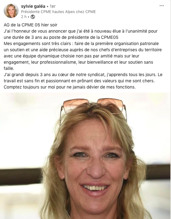 ESMSTSE's tweet photo. Une reconnaissance honorifique pour un engagement sans faille au service de l'intérêt général en proximité #MyHautesAlpes @SylvieGalea s'appuyant sur un dynamique collectif participatif #CalltoAct @CPMEnationale @CPMEpaca @alaingargani @Arnaud_jm @DenisP_CressPac @MaffrenMichele https://t.co/qXITZtxaaA