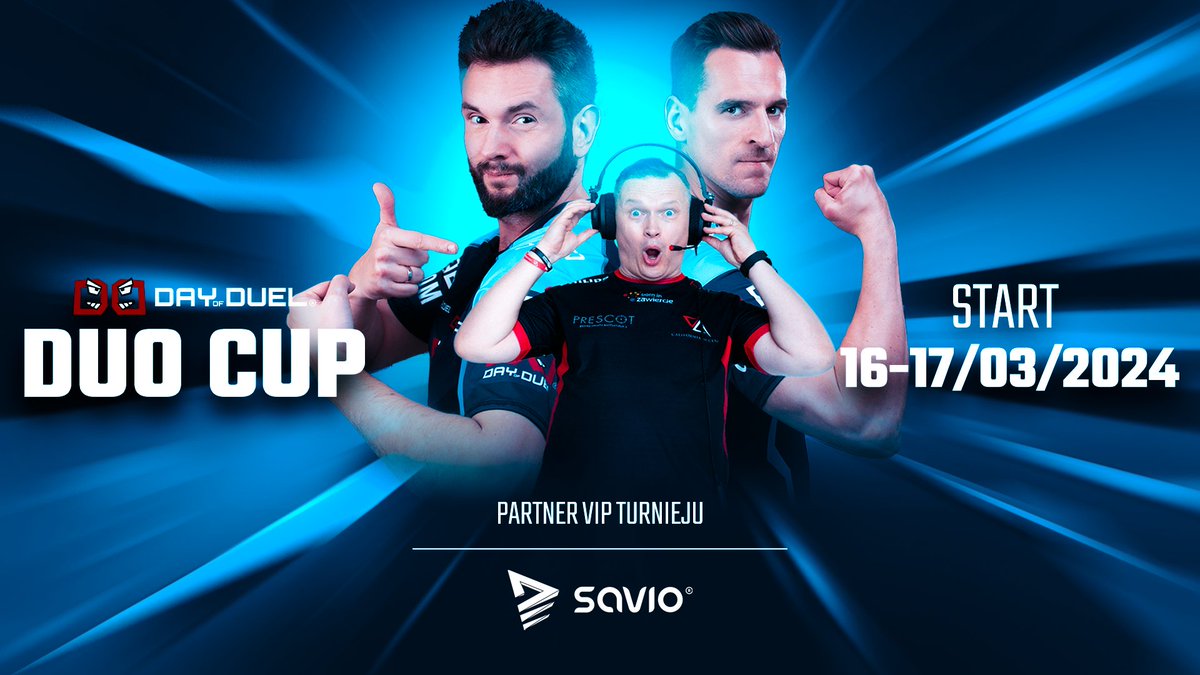 ggdab_com's tweet photo. Z dumą ogłaszamy, że @saviopolska dołącza do nas jako oficjalny sponsor VIP Day Of Duel Cup II! Przygotujcie się na gamingowe szaleństwo pełne niespodzianek i nagród! #DayOfDuelCup #DayOfDuel #GGDAB #Gaming #ESport #Fortnite #Rojson #ArekMilik #Prescot https://t.co/HoF1rXRH7F