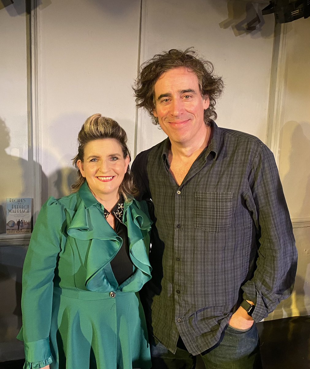 ‘Fantastic, very funny and very moving,’ the wonderful @StephenMangan at last night’s #AmIIrishYet with our star @katekerrigan @WhiteBearTheatr . A @circus250 production. whitebeartheatre.co.uk/whatson/am-i-i… @LondonTheatre1