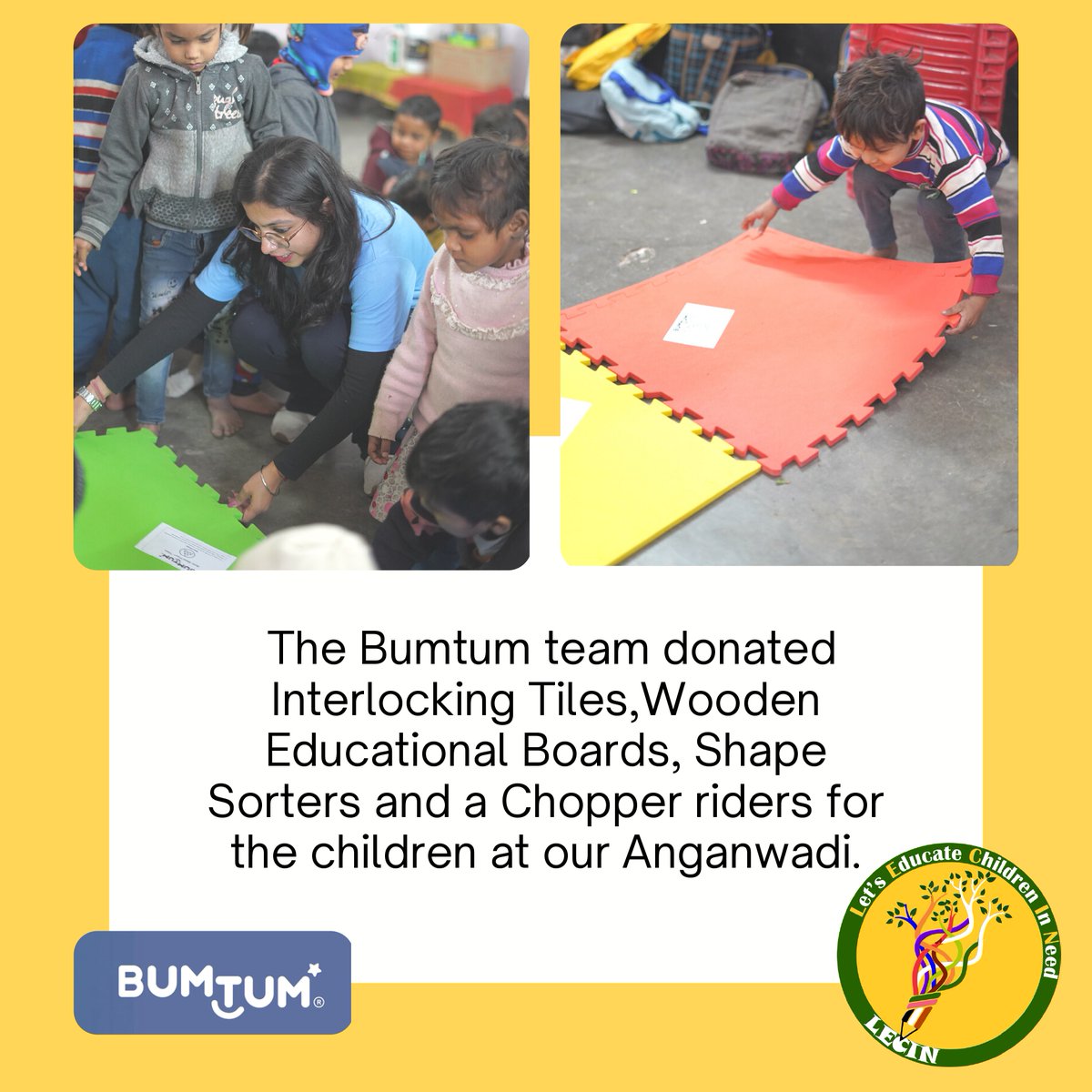 LECINIndia's tweet photo. LECIN extends immense gratitude to the BumTum team at Familycare Consumer Pvt. Ltd.  ❤️ Their dedication to #SpreadLoveWhereItIsNeededTheMost this Valentine's Day is truly inspiring. https://t.co/Bdb7nrXoCQ