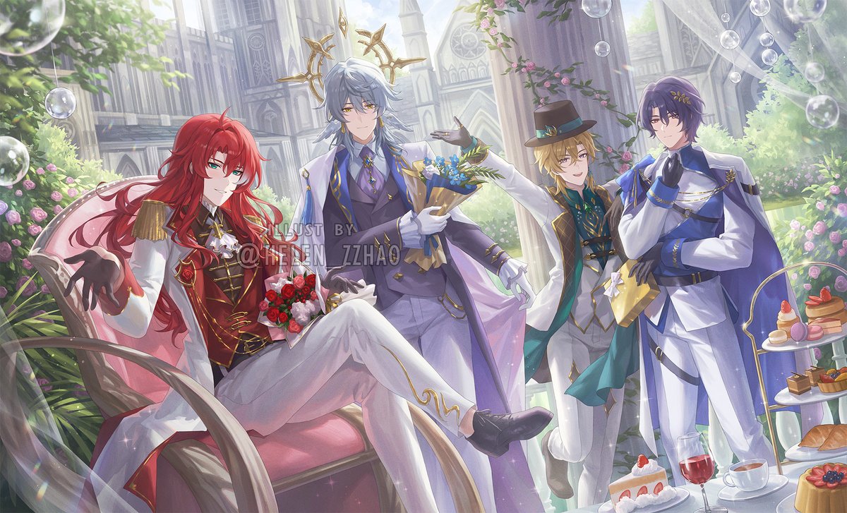 HAPPY WHITE DAY💝 #Argenti #Aventurine #DrRatio #Sunday #アルジェ