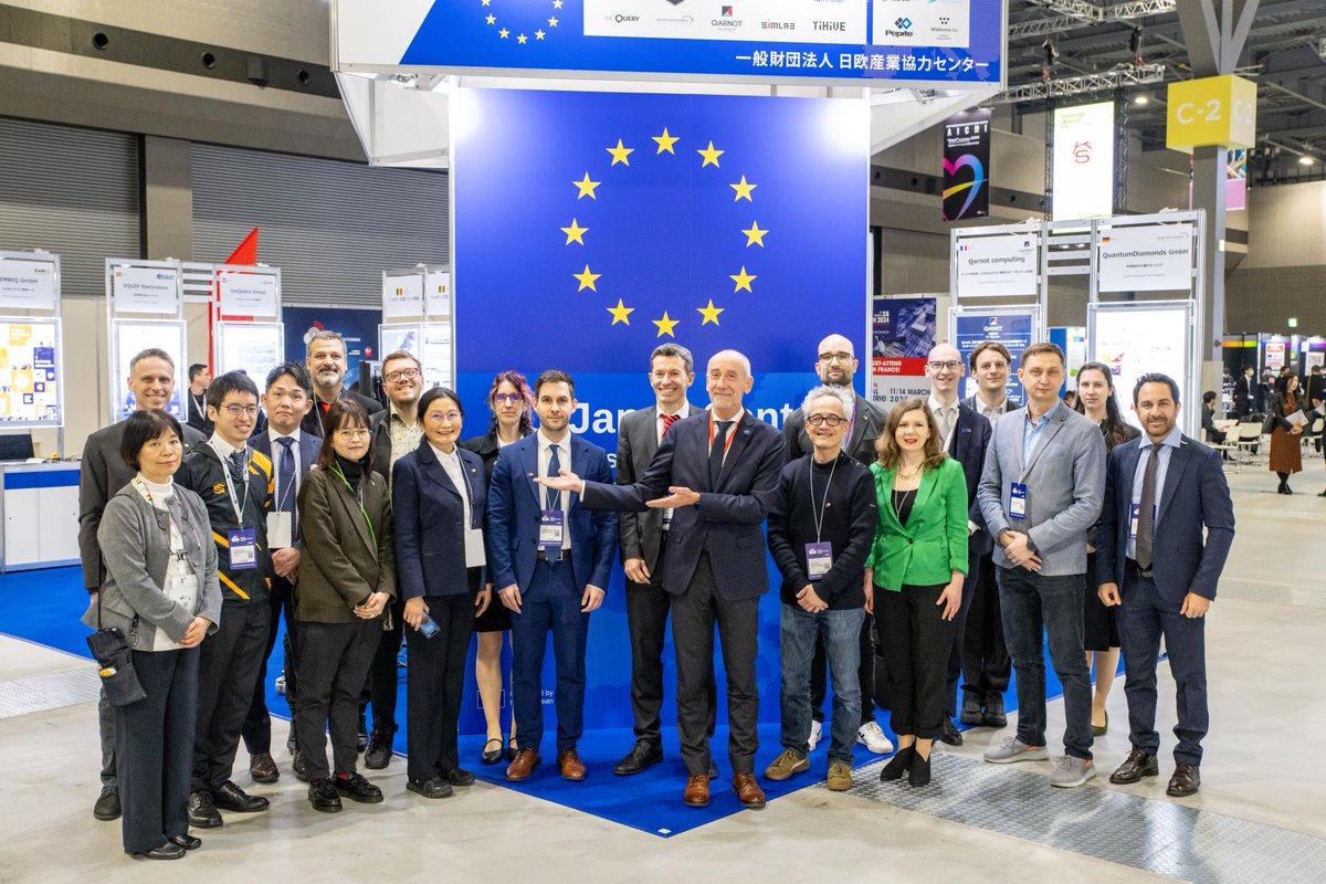 EUJapanCentre's tweet photo. 🎙1st day of Smart Manufacturing Summit 🇯🇵 saw @EUinJapan Ambassador Jean-Eric Paquet and our own @ManuelHubert_  stressing #EUJapan cooperation in #Smartmanufacturing.
🖥️👉10 #EU #digital companies will be at the trade fair for 3 days, together with @AWEX_Belgium &amp; Team Europe! https://t.co/ihLLLEvFEi
