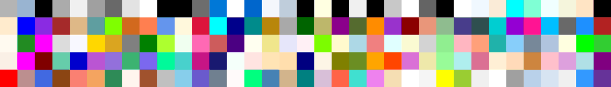 EnesOkullu's tweet photo. C# all colors on KnownColor enum under System.Drawing
156 unique, 176 in total colors.
#DotNet #ColorizeNumber #SuPerisi https://t.co/YQUejK5nr9