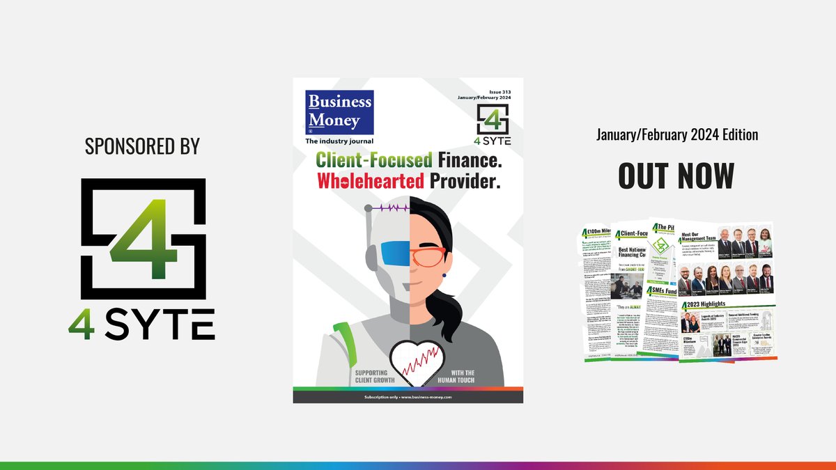 4Syte is featured in the latest Business Money magazine! 

Read the full 4-page spread here: 4syte.co.uk/business-money…

#4Syte #Funding #Construction #Trade #SecuredFinance #ABL