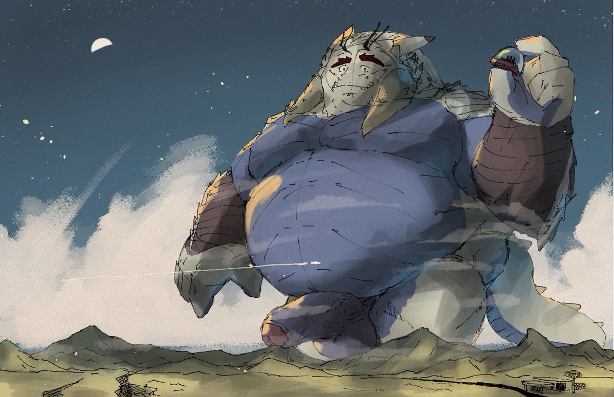 jorekburneson's tweet photo. Hehehe. Big Papa J. found a tiny city to play / mess with. Hopefully ,this city can handle this big giant more than the last one😈

Big thanks to ,, @grandbearkuma1 ,, for making this fantastic pice.💙 https://t.co/AqQtYcNeF3
