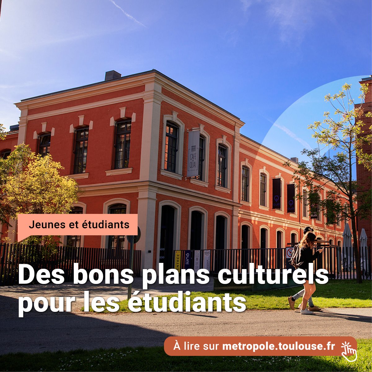 🎟️ Étudiants, voici un panorama d'idées pour profiter de la programmation culturelle à Toulouse : - Événements à ne pas manquer jusqu'en juin - Bons plans à connaître - Tarifs réduits dans les lieux culturels 🔗 bit.ly/43kqt0r