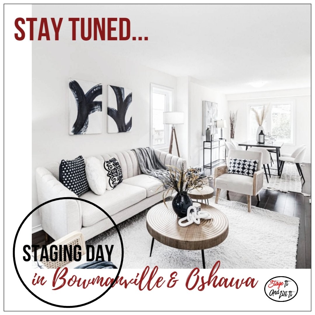 Doubling down today. #StagingDay in Bowmanville and Oshawa. Two teams on the go 🏃‍♀️🚛🏃, let's get it!  
.
.
#stageitandlistit #homestaging #stagingsells #staging #staginghomes #realestatestaging #stagedtosell #stagerlife #homestager #stagingworks #propertystaging #propertystyling